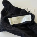 J.Crew Scrunchie hipster bikini bottom in Black Size Medium New with Tags! Photo 4