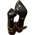 Prada  Leopard Print Calf Hair D’orsay Heels Sz. 38.5 (US 8.5) Photo 6