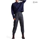 Varley  Albion Knit Dalmatian Sweater Navy Blue Ribbed Pullover Size M Photo 2