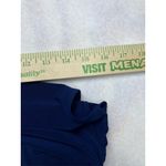 Midnight Velvet Womens Navy Blue Embellished Ruched Evening Gown Dress Size 6 Photo 10