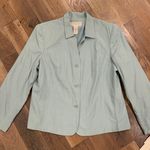 Norton Mcnaughton NWT Mint Green Blazer Jacket Size 14 Photo 0