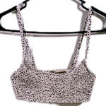 Xhilaration  Black and White Bikini with Sporty Bralette Design Photo 0