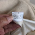 ICELANDIC DESIGN Ivory Wool Full Zip Coat Grey Applique Lined Women's Medium Gray Photo 5