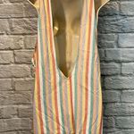 Beach Riot NWT  Rainbow Striped Dress Women’s XS Coverup Beach Swim Dress Photo 8