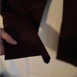 Ann Taylor  Lindsay Dress Pants Womens Sz 4 Chocolate/ Dark Brown Straight Ankle Photo 2