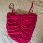 Babaton NWOT Aritzia  Pink Mesh Top Photo 1