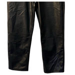 Abercrombie & Fitch Abercrombie Fitch Faux Leather Pants Womens Size 10 Black Curve Love Straight Photo 7
