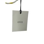 ONIA  Yellow Honey Houndstooth Johanna Bikini Bra Top Women's Large New $95 Photo 9