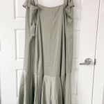 Shona joy NWT LUXE BIAS FRILL WRAP DRESS EUCALYPTUS Photo 6