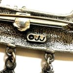 JJ Jonette cruise ship dangles brooch Silver Photo 6