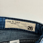 Rag and Bone  Dre Low Rise Slim Boyfriend Jeans Sapphire Wash Size 26 Photo 2