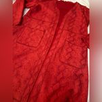 Solitaire  XL faux suede snake print long jacket Photo 7