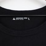 American Giant Women's Muscle Tee Dress Size L Made in USA Black Size L Photo 2