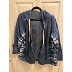 Brand New Livi Women's Size 18/20 Plus Blue Tie Dye Activewear Hoodie Sweatshirt Photo 1