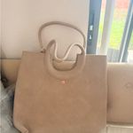 Ulta Beauty Beige Tote Bag with Gold Accents Tan Photo 1