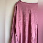 Eileen Fisher  Sleepwear Pink Top 100% Organic Cotton Size XS Oversized Photo 6