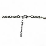 Boho Y2K Silver Tone Turquoise Colored Tribal Statement Necklace Festival Vibes Photo 1