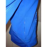 New NWT Adidas Stella McCartney M Bright Blue $250 Fleece Hoodie Jacket Warm Size M Photo 5
