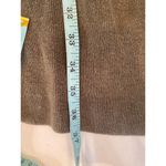 H by Halston Open Front Cardigan Sweater Olive Green EUC Sz M Cotton Blend Photo 10