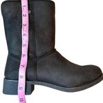 Abeo Pro Burlington Oiled Leather Shearling Boot Black Size 7.5 Photo 3