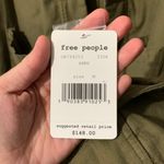 Free People Moss Green Utility Cargo Jacket Photo 8