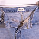 AGOLDE  Women's 90's Pinch Waist Straight Leg Distressed Denim Jeans Blue 27 Photo 1
