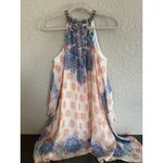 Scarf Dress Chain‎ Link Neck Stretch Tank Slip Large Asymmetrical Summer Flowy Photo 6