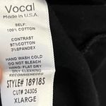 Vocal  Women’s Black Mesh Half Sleeve Tee Size XL Photo 3