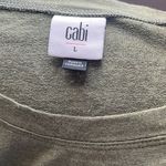 CAbi Olive Green “Meet Up” Twist Front Tee – Size Large Photo 6