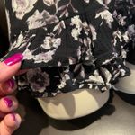Wet Seal Black Floral Ruffle Shorts Size Small Photo 5