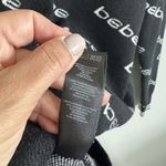 Bebe  Long Sleeve Crew Neck Pullover Sweater Black White Logo Woman’s XL Photo 4