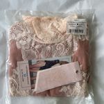 We Are HAH  Take HAH Bow Reversible Bodysuit Copper Rose Size XS Photo 1