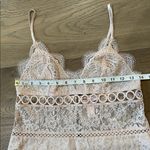 Victoria's Secret Victoria Secret's Dream Angels Blush Pink Shimmer Lace Slip Dress Size Small Photo 2