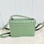 Elegant Sage Quilted Crossbody Bag Green Photo 3