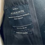 All Saints beautiful tailored wool and pony hair/cowhide leather jacket Photo 7