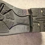 J.Crew  Size 7 Black Short Lug-Sole Chelsea Rubber Ankle Rain Boots Waterproof Photo 3