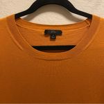 J.Crew Orange Crew Neck Long Sleeve Lightweight Sweater Size Small Photo 1