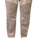 Tinseltown  Dusty Pink Moto Jegging Cotton Blend Zipper Accent Juniors 13 Photo 3