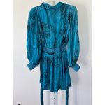 Alice + Olivia  Tiffie Belted Mini Dress Blue size XS Photo 5