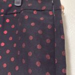 Talbots  NWT woman pants black with shimmery red dots plus size 16 petite Photo 3