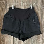 Savi Parker Black Maternity Shorts Size L Photo 0