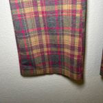 Anthropologie Essential Trousers brown red gray plaid women's 14 academia career Photo 5