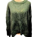 Madewell  Women's Charley Sweater Crewneck Cableknit Forest Green Size medium Photo 1