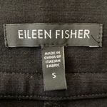 Eileen Fisher Stretch Ponte Pants, womens small black slim fit side zip bottoms Photo 5