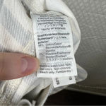 Madewell  Blue White Striped A Line Stretch Button Mini Skirt Photo 4