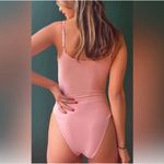 Free People NWT x We Are HAH Eyes On Top One Bodysuit in Copper Rose Sz Small Photo 3
