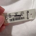 Madewell Brightside Rib One-Shoulder Tank in Eyelet white Size XSmall NWT Photo 6