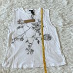 Ksubi  Women’s Floral Muscle tank tee in white size XS Nwt Photo 5