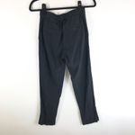 & Other Stories & Other Stories Women's Black Flat Front Cotton Straight Leg Pants Size 0 Photo 1