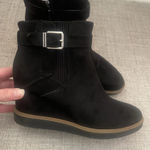 DR. SCHOLL’S Jacinda Ankle Booties Size 9 Black NEW Casual Comfort Fall Wedge Photo 0